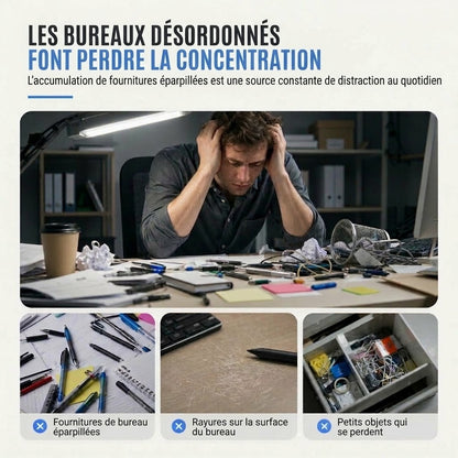 VaraLiving™ Pot à Crayons Design Amortisseur Imprimé 3D