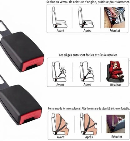 Rallonge de ceinture de sécurité universelle NovaPulse™ (clip premium)