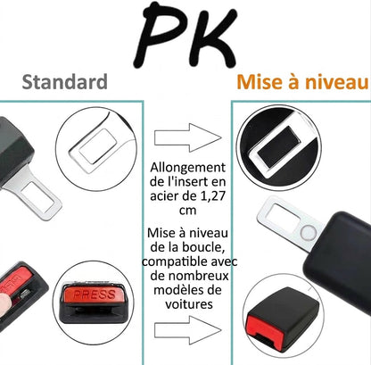 Rallonge de ceinture de sécurité universelle NovaPulse™ (clip premium)