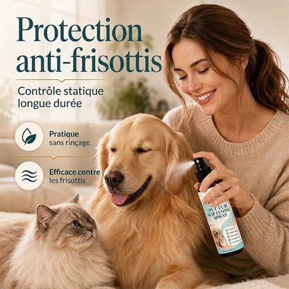 Spray démêlant doux pour pelage PureVal™ (chiens et chats, antistatique)