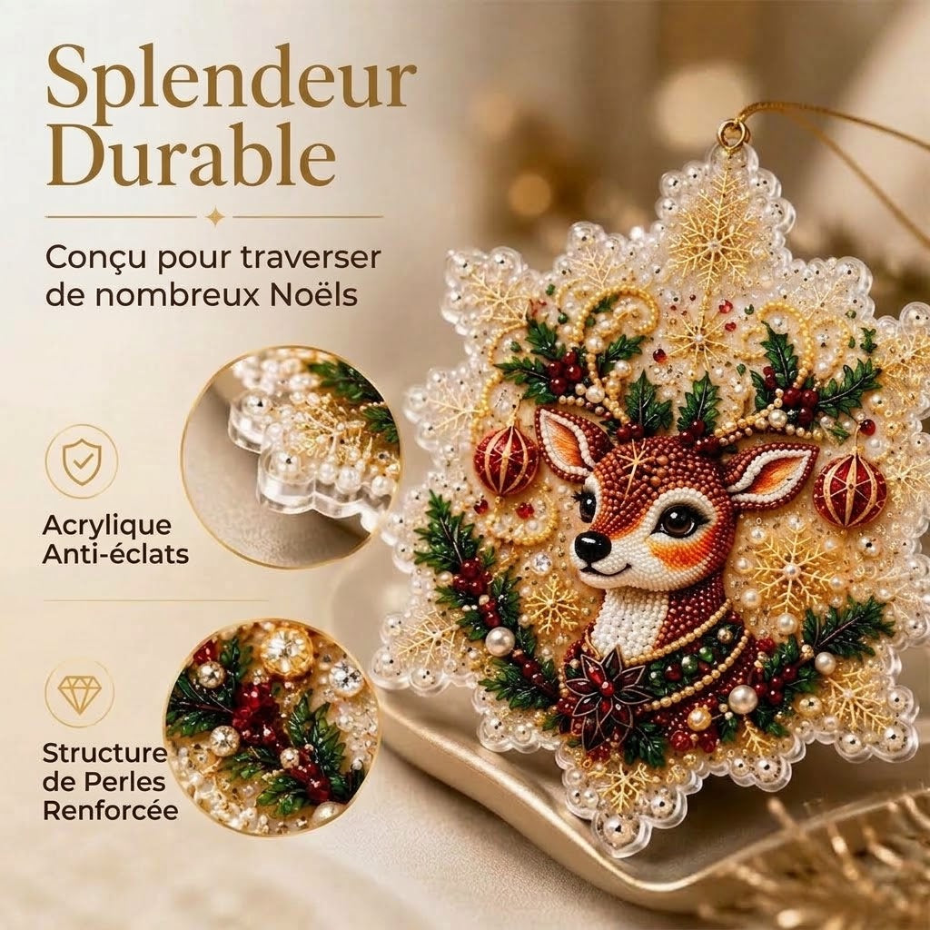 Kit de peinture et décorations de Noël DIY OmniLiving™ | Suspensions créatives pour le sapin de Noël